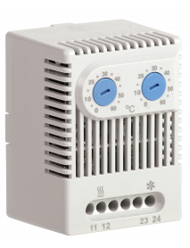 Термостат двухканальный от 0 до +60°C NO+NO IEK