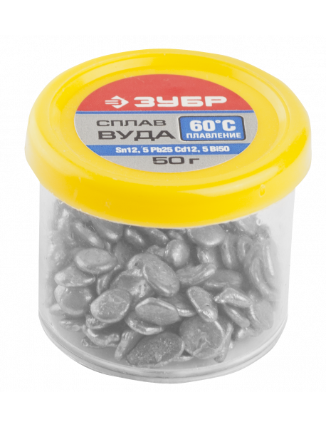 Сплавы, ВУДА (Sn12.5,Pb25,Cd12,5Bi50)
