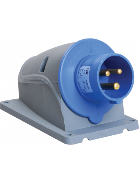Вилка стационарная ССИ-513 16А-6ч/200-250В 2Р+РЕ IP44 MAGNUM ИЭК