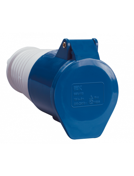 Розетка переносная ССИ-213 2Р+РЕ 16А 200-250В IP44 IEK