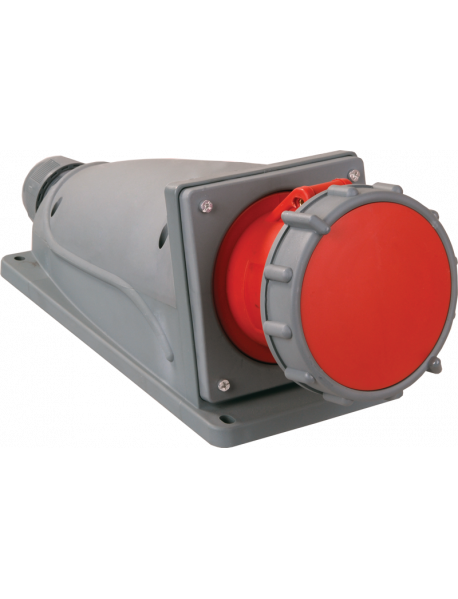 Розетка стационарная ССИ-134 63А-6ч/380-415В 3Р+РЕ IP67 MAGNUM ИЭК