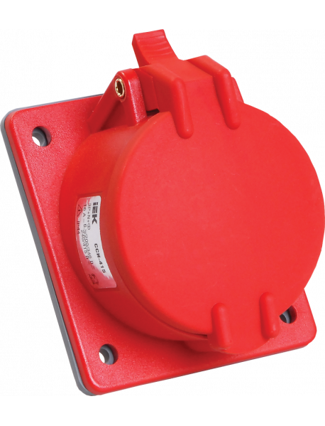 Розетка встраиваемая ССИ-424 32А-6ч/380-415В 3Р+PЕ IP44 MAGNUM ИЭК