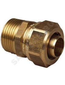 Муфта для PE-X латунь FPL-X Дн 18х2,5х1" Uponor 1034012