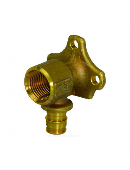 Водорозетка для PE-X латунь Smart Aqua Q&E Дн 16х1/2" ВР с фланцем Uponor 1059822