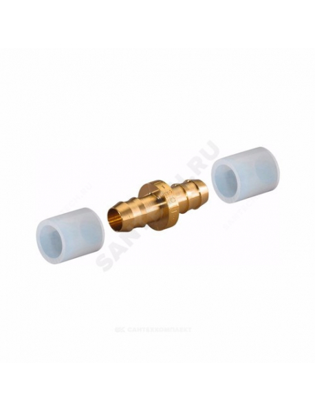 Муфта для PE-X латунь Minitec Дн 9,9 в/к кольцо Uponor 1005264