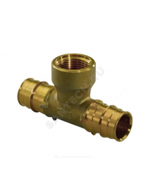 Тройник для PE-X латунь Q&E Дн 25х3/4"х25 ВР Uponor 1047888