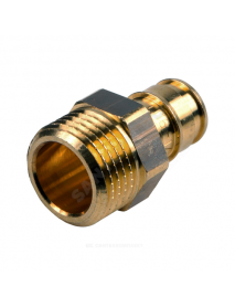 Муфта для PE-X Q&E латунь НР Uponor