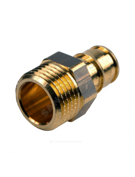 Муфта для PE-X Q&E латунь НР Uponor