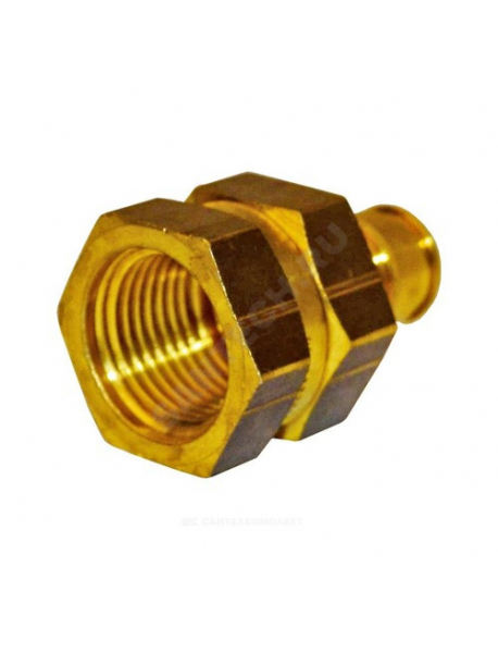 Муфта для PE-X Q&E латунь ВР Uponor
