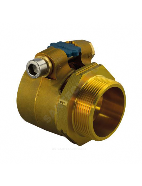 Муфта зажимная для PE-X Wipex латунь НР Uponor