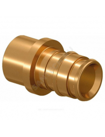 Муфта переходная для PE-X Q&E латунь пресс Uponor