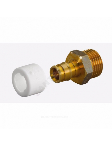 Муфта для PE-X Q&E латунь НР Uponor