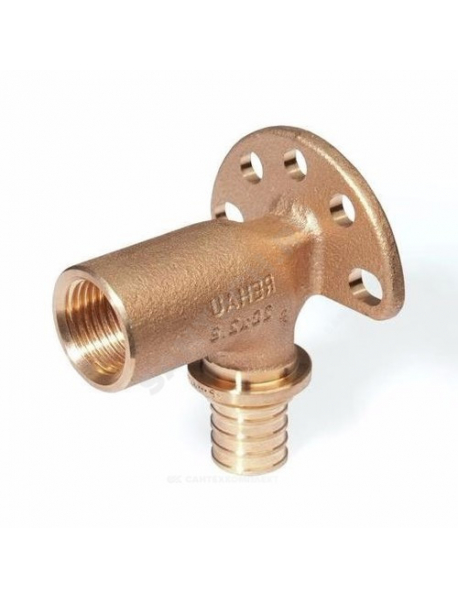 Водорозетка для PE-X бронза RAUTITAN RX Дн 16х1/2" ВР L=59мм Rehau 13661121001 (137256)