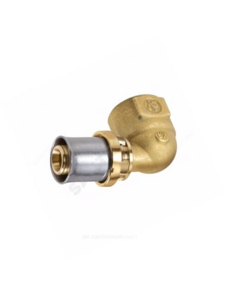 Угольник МП/PE-X латунь пресс RM129 Дн 20х3/4"х90гр ВР Giacomini RM129Y047