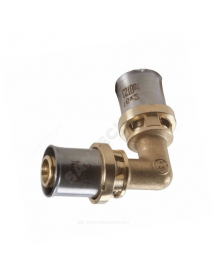 Угольник МП/PE-X латунь пресс RM122 Дн 32х90гр Giacomini RM122Y011