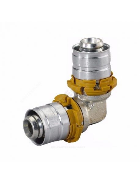 Угольник МП латунь пресс MLC Дн 25х90гр Uponor 1070525