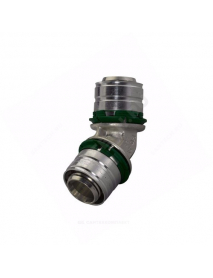 Угольник МП латунь пресс S-PRESS PLUS Дн 25х45гр Uponor 1070545