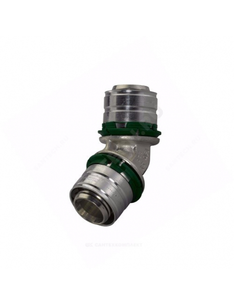 Угольник МП латунь пресс S-PRESS PLUS Дн 25х45гр Uponor 1070545