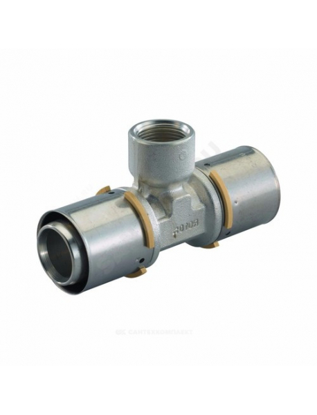 Тройник МП латунь пресс MLC Дн 50х1"х50 ВР Uponor 1046929