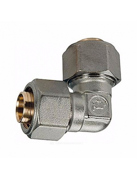 Угольник МП латунь обжим R561AM Дн 16х90гр Giacomini R561MX048