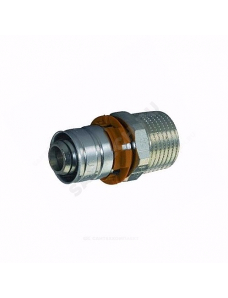 Муфта МП латунь пресс MLC Дн 40х1 1/2" Ру10 НР Uponor 1046902