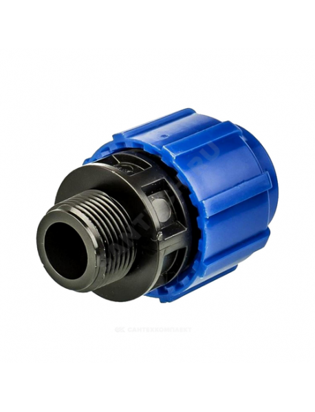 Муфта ПЭ НР Дн 32х3/4" напорная компрессионная ТПК-АКВА 53003234