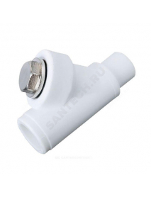 Фильтр PP-R сетчатый белый внутр/наруж пайка Дн 25х45гр VALFEX 10142025