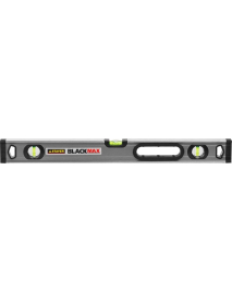 Уровень STAYER "PROFESSIONAL" "BlackMax" коробчатый усиленный с ручками, утолщенный особопроч профиль, 0,5мм/м, 3 ампулы, 60см 3475-060