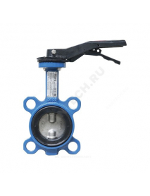 Затвор дисковый поворотный чугун VPI4449-02EP межфл манжета EPDM Tecofi